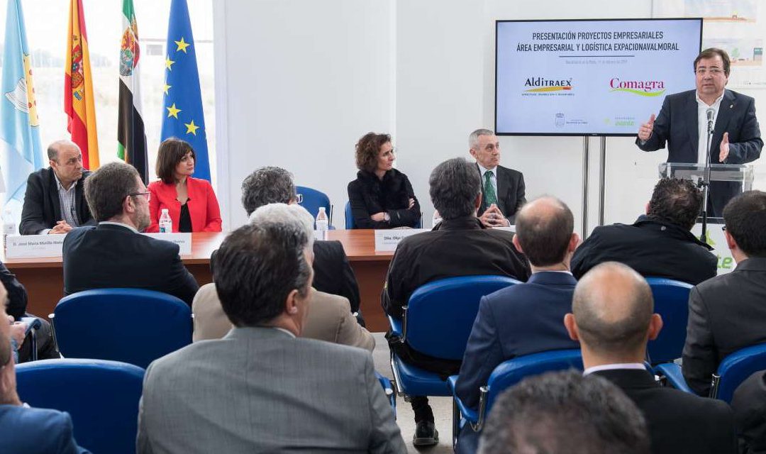 Fernández Vara destaca que el Campo Arañuelo, será uno de los tractores de la economía extremeña debido a sus potenciales