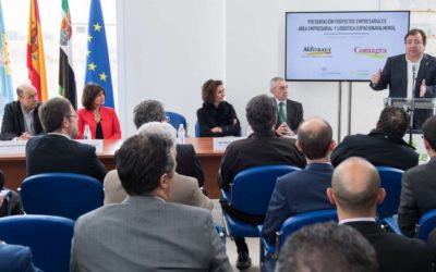 Fernández Vara destaca que el Campo Arañuelo, será uno de los tractores de la economía extremeña debido a sus potenciales